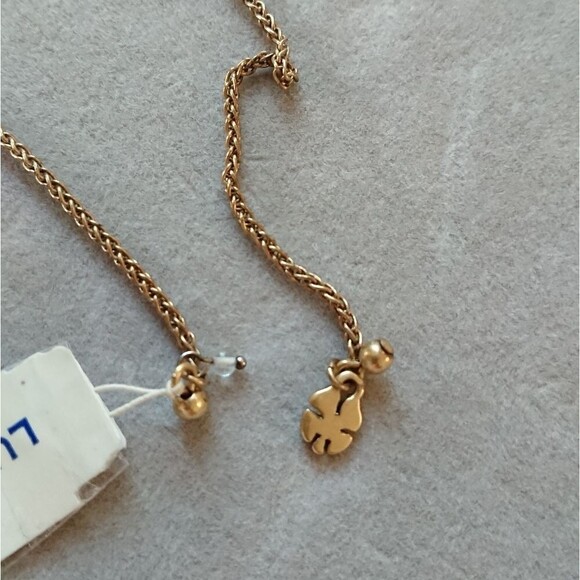 Lucky Brand Necklaces gold plated brass syrup pull chain pedant - Picture 4 of 11